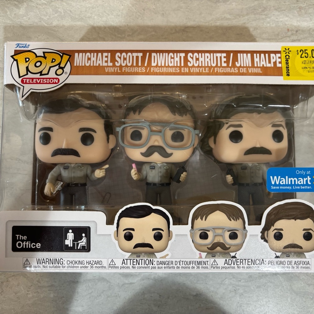 Funko Pop! The Office Trio Pack - Black, Gray, White